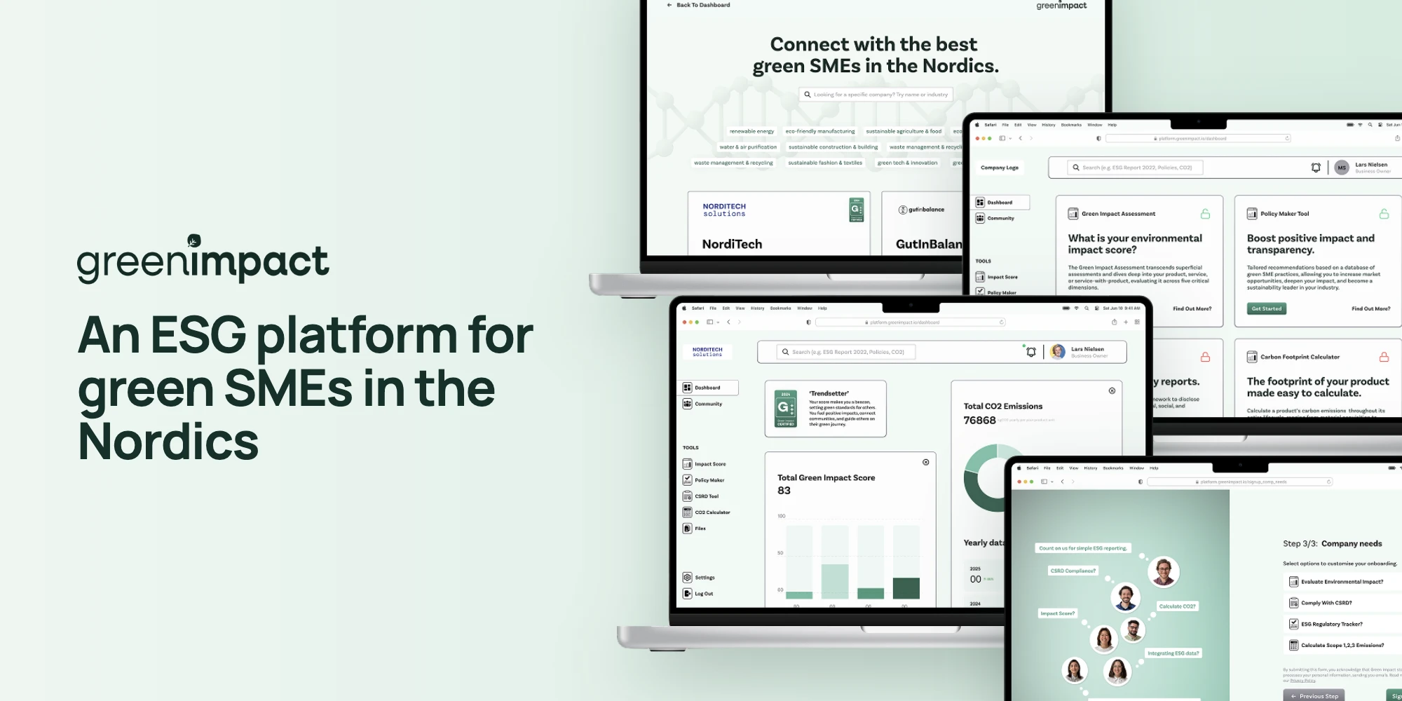 greenimpact.io — an ESG platform for green SMEs in the Nordics