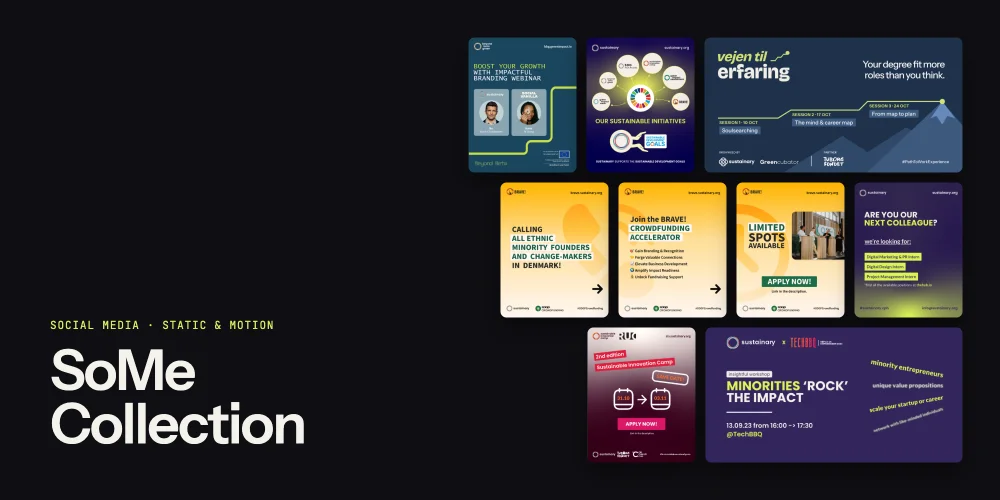 SoMe Collection — static and animated social media graphics